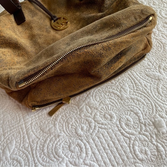 Michael Kors Jessica North-South Tote brown distressed - Picture 3 of 8